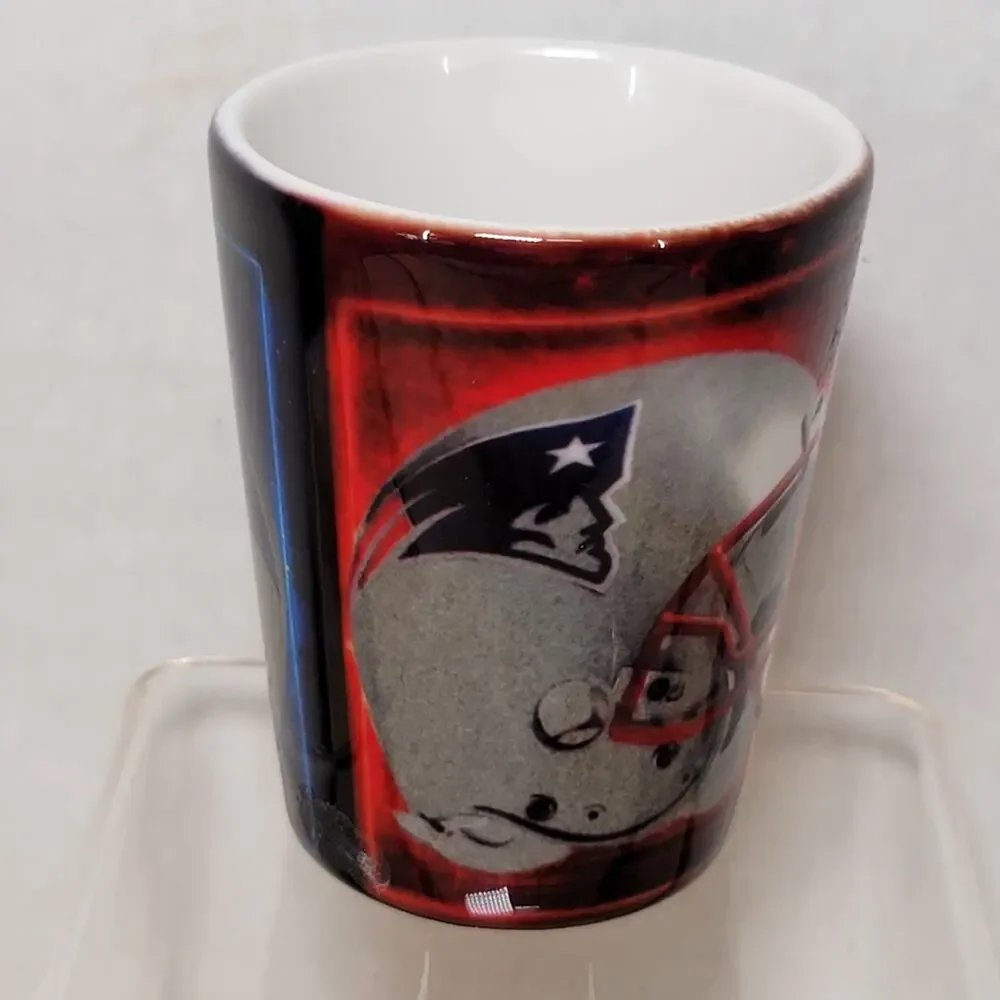 VINTAGE Superbowl XXXVIII Shot Glass Feb. 1, 2004 Houston Tx